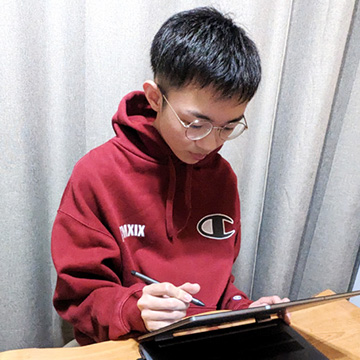 夢をかなえるノート取り組み中の様子